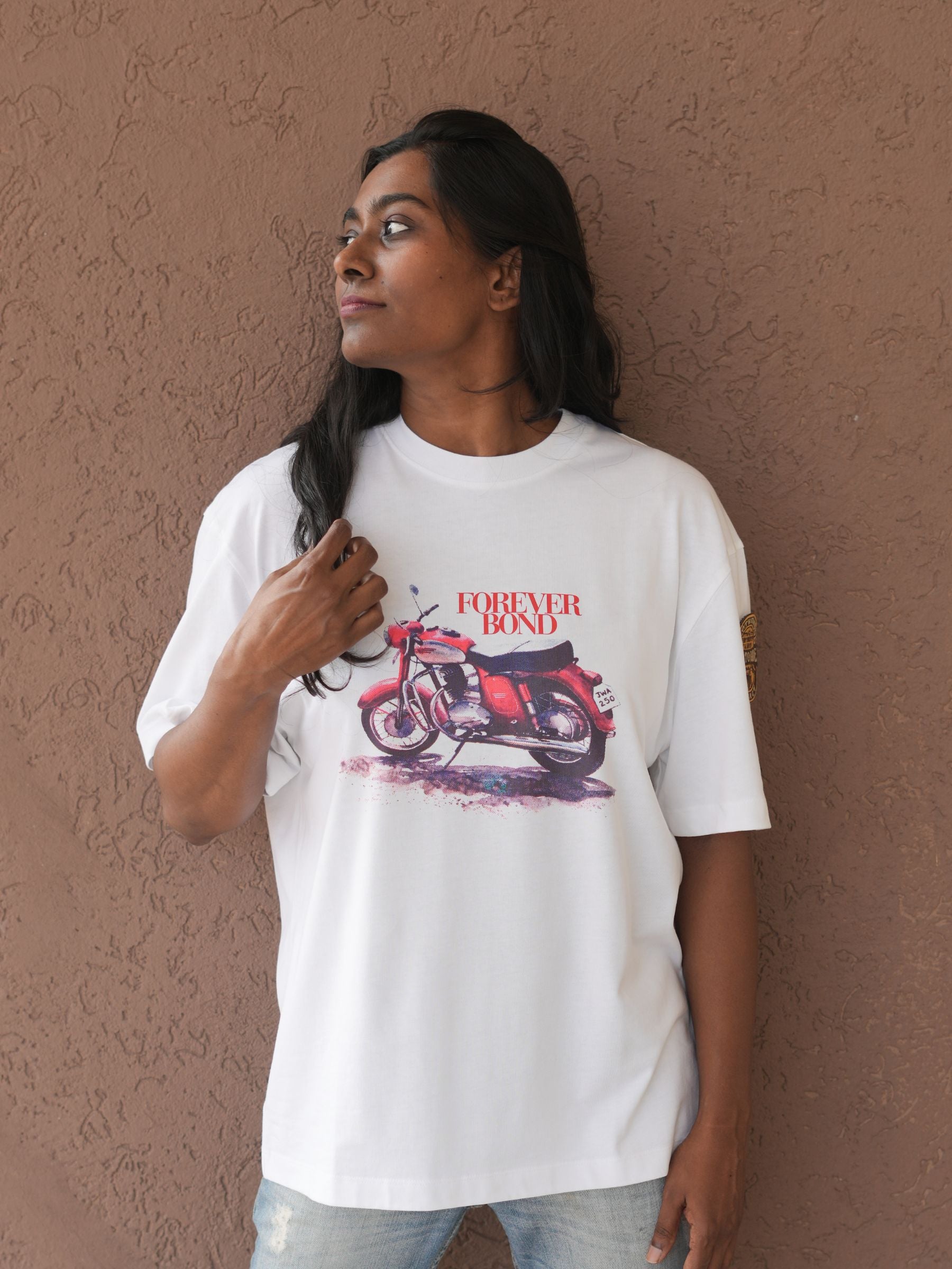 The Thump - Retro Motorcycle - Fan Art - Screen Printed - Women - White