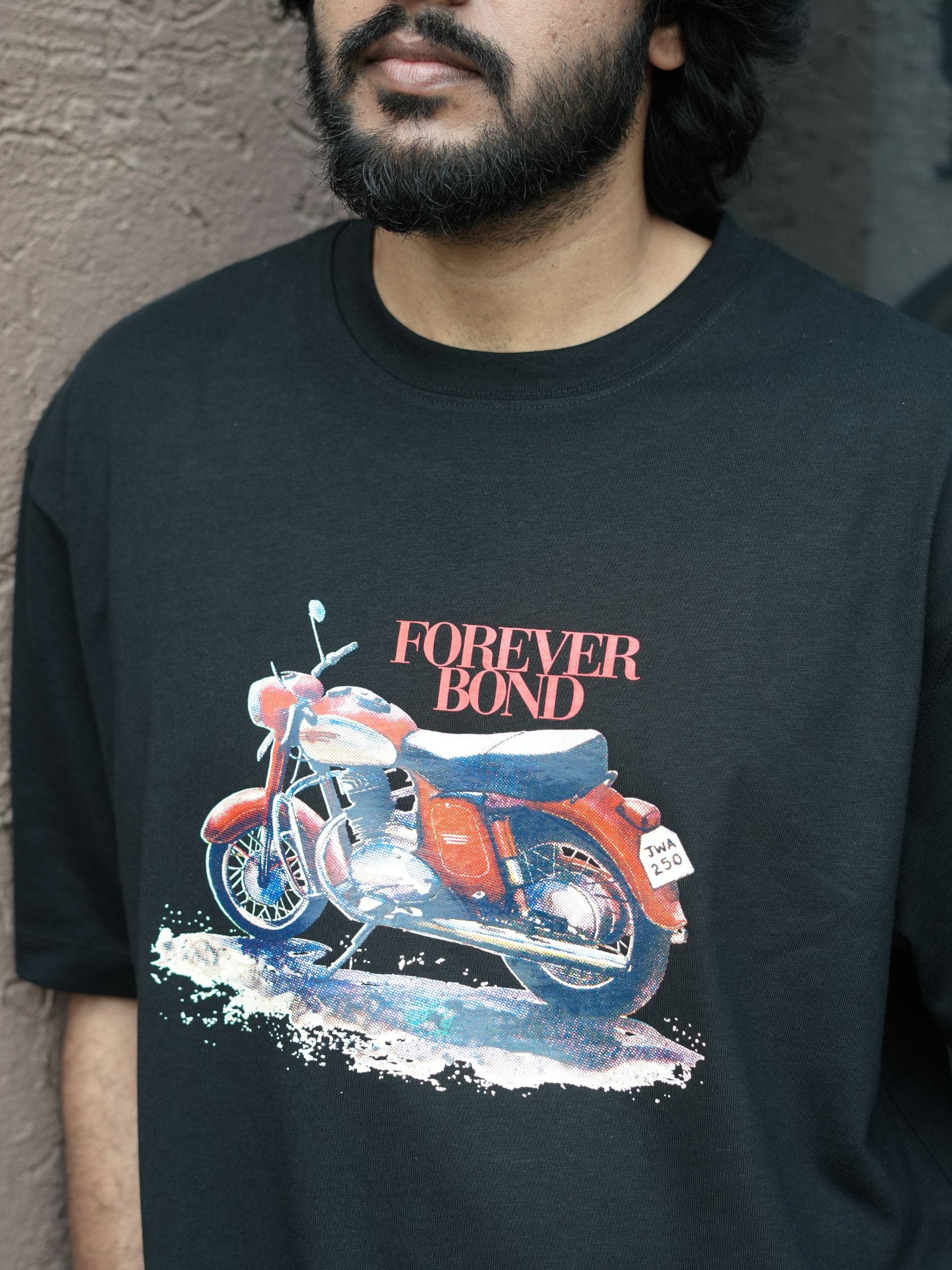 The Thump - Retro Motorcycle - Fan Art - Screen Printed - Men - Black