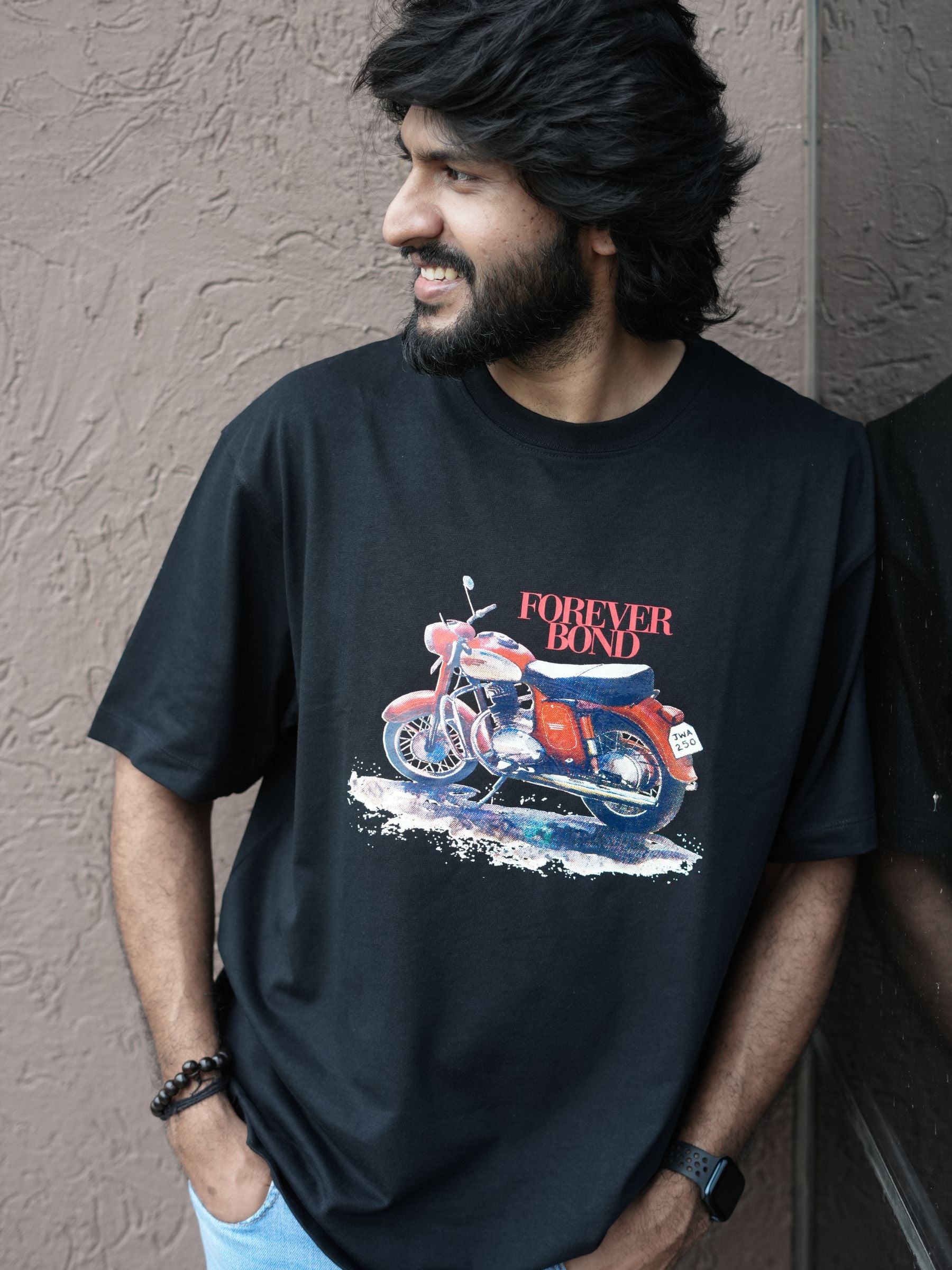 The Thump - Retro Motorcycle - Fan Art - Screen Printed - Men - Black