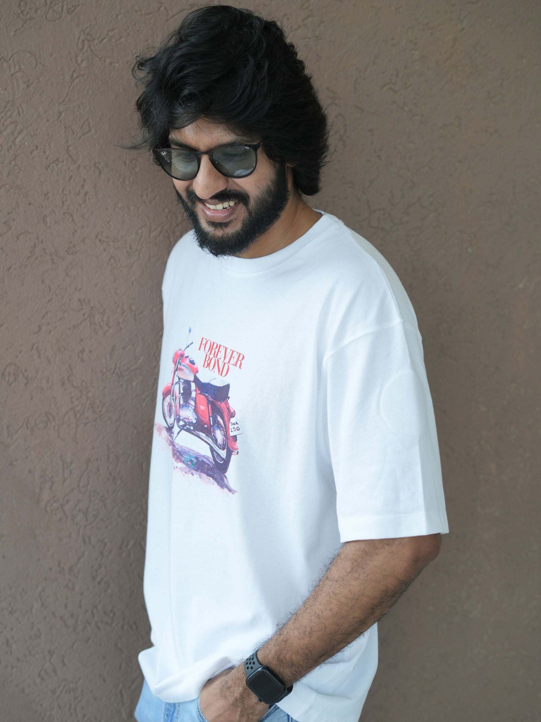 The Thump - Retro Motorcycle - Fan Art - Screen Printed - Men - White