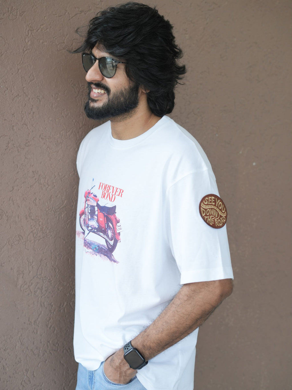 The Thump - Retro Motorcycle - Fan Art - Screen Printed - Men - White